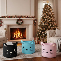 VK VK·LIVING cat basket with cat-ear handles easy to carry