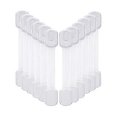 Vkania baby-proofing cabinet straps securing a cabinet to protect curious toddlers.