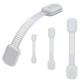Vkania cabinet locks close-up showing button latches for safe access control.