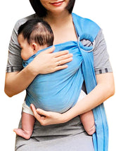 Vlokup baby water ring sling carrier closeup showcases adjustable fit for water-friendly carrying.