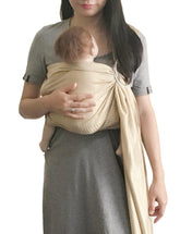 Vlokup baby water ring sling worn on chest for close, hands-free bonding