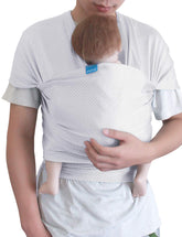 Vlokup baby wrap pool use shows quick-dry mesh for water days.