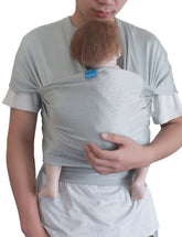 Vlokup baby wrap sling close-up showing snug embrace for baby comfort