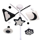 Vlokup Montessori Mobile woodland animals boosts newborn visual tracking with high-contrast imagery
