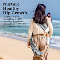 Vlokup Ring Sling ergonomic design distributes weight for comfort