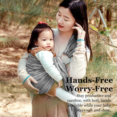 Vlokup Ring Sling supports the M-position for hip health