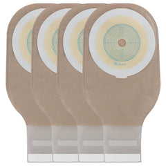 Vlookup colostomy bag with closure for quick, secure changes.