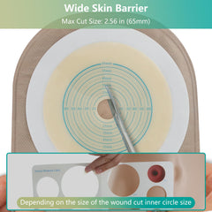 Vlookup skin barrier provides skin-friendly comfort during wear.