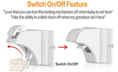 Vmaisi 11-locks pack lined up for family-friendly cabinet security.
