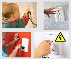 Vmaisi clear outlet cover close-up showing easy snap-in installation