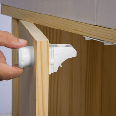 Vmaisi magnetic locks shown fitting other brands for 1.5 inch cabinets