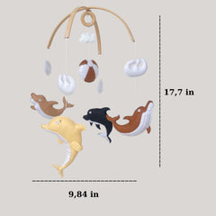 VN3BTOY Beechwood frame lends natural warmth and durability to the nursery decor.