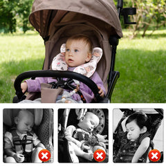 vocheer pillow fits car seats and pushchairs for a secure, cozy ride.