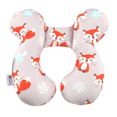 Vocheer Baby Travel Pillow head support for stroller rides.