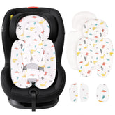 Vocheer newborn insert head support keeps baby's head steady in the swing.
