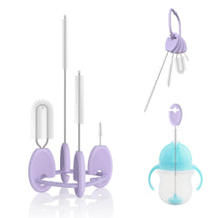 VOGOGE baby straw brush set with straw brush cleans slim straws thoroughly.