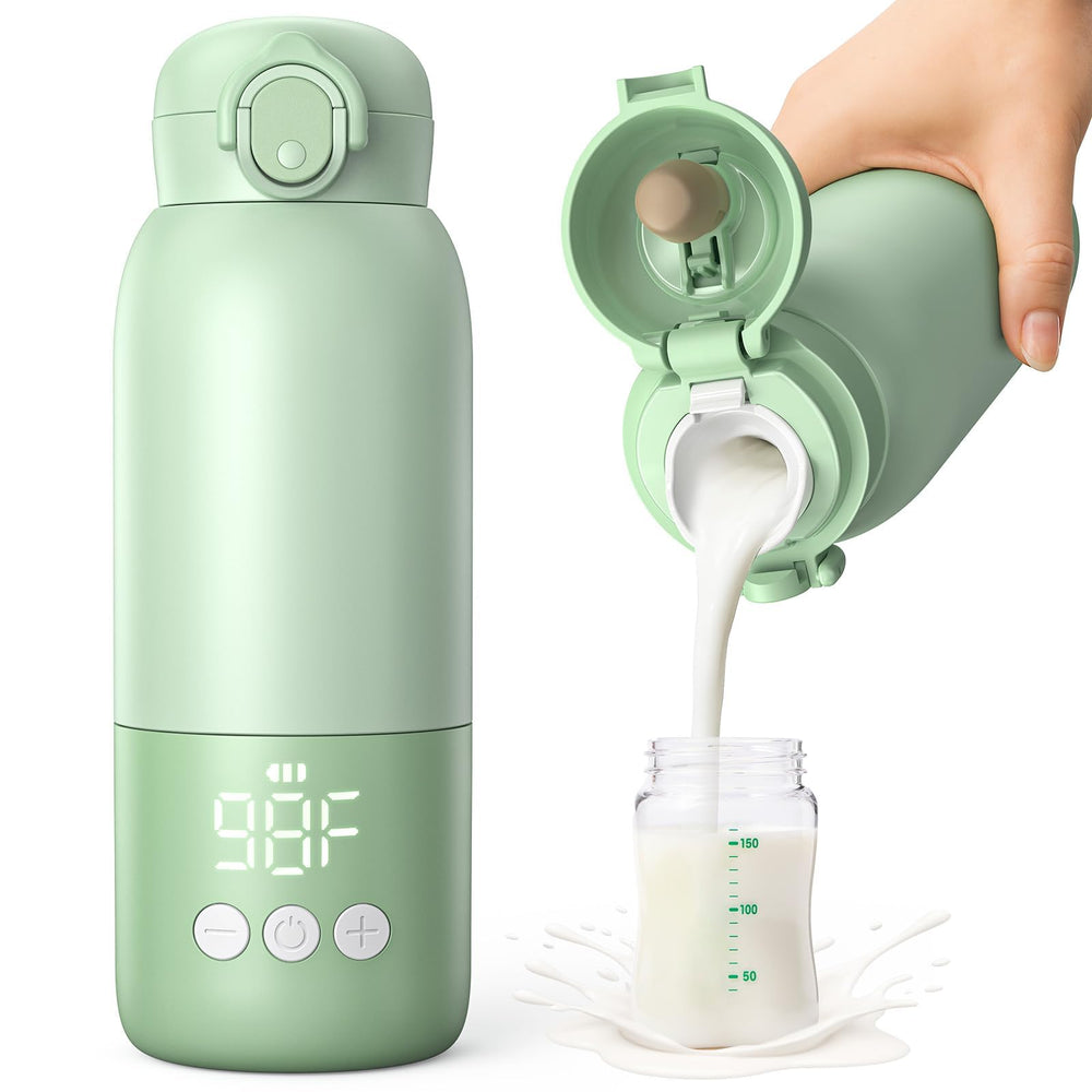 Voice-tank portable bottle warmer front view for quick travel feeds