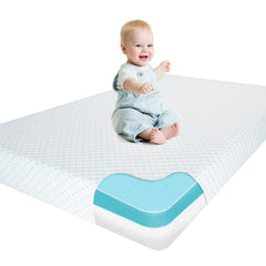 voomf mini crib mattress compact setup for portable use