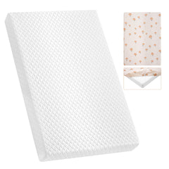 voomf Pack and Play Mattress Pad front view with soft breathable surface for baby comfort