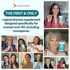VoomVaya Slippery capsules close-up emphasizing natural ingredients for hormonal balance.