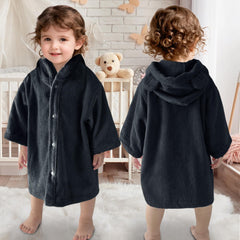 VOOVA MOVAS toddler hooded poncho towel with bear ears for cozy bath time