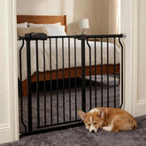 Vothco extra wide baby gate fits 43.5-48 inch openings with no drilling.