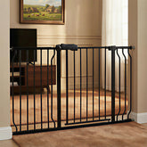 Vothco baby gate wide 48-53 inch fits large doorways without drilling