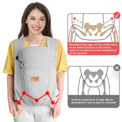 vrbabies breathable back panel distributes weight to ease shoulder strain