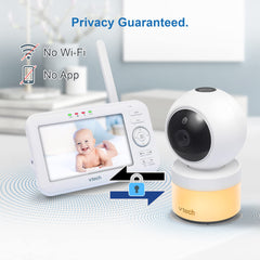 VTech VM5463-2 two cameras let you monitor from multiple angles.