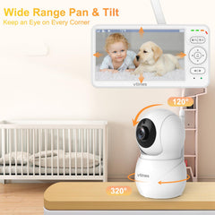 VTimes no-wifi privacy version safeguards your baby monitor with a secure connection.