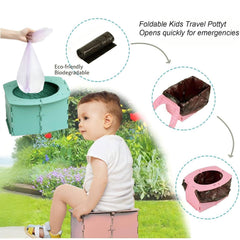 VUFVOID travel potty camping-use illustrates reliable option during outdoor trips.