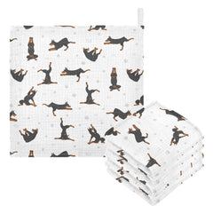 vvfelixl baby cotton washcloths offer plush softness for gentle cleansing.