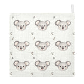 vvfelixl koala cartoon washcloth for gentle newborn care.