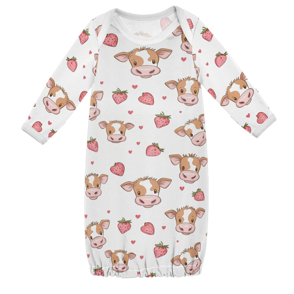 vvfelixl baby sleeper gown in soft pink cotton for gentle newborn wear.