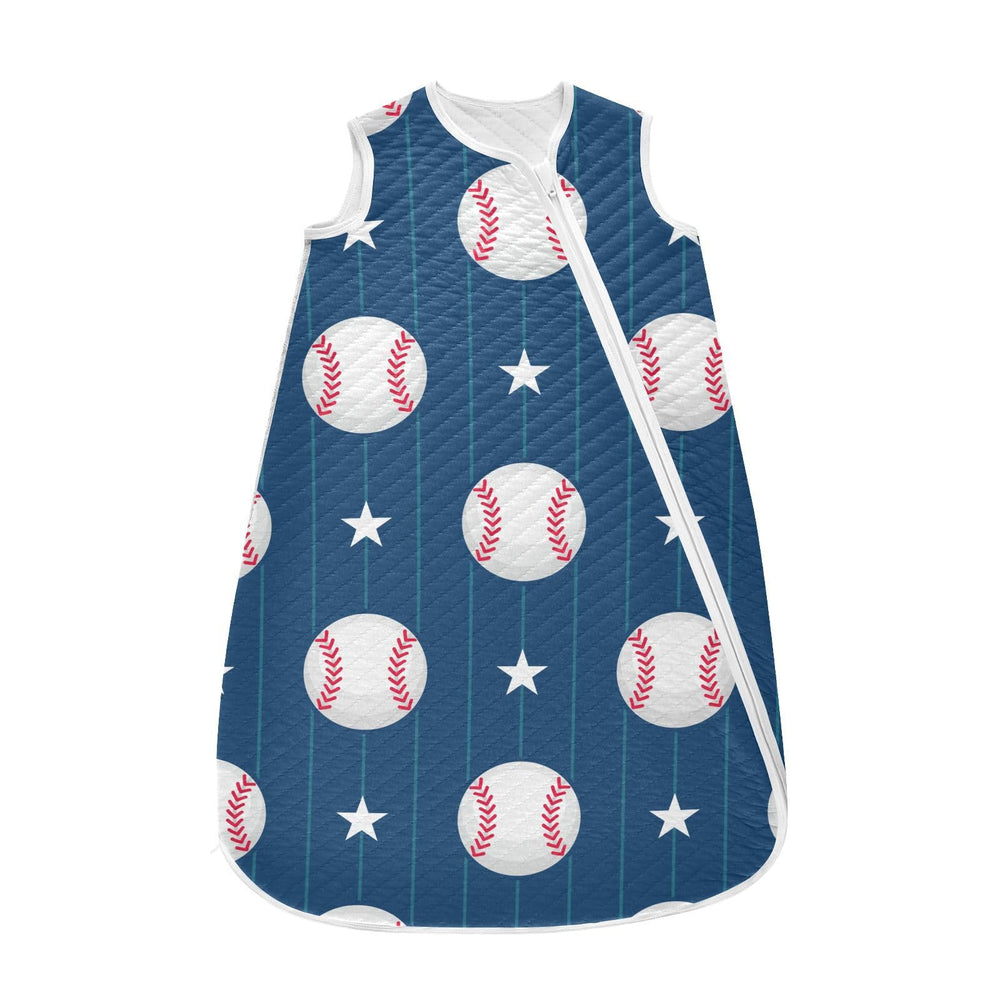 vvfelixl baseball sleep sack soft cotton for breathable baby nap comfort