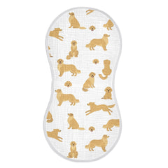 vvfelixl burp cloth with soft cotton front and terry back for quick absorption.