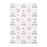 vvfelixl castle-pattern crib sheets add playful, cozy charm to nursery