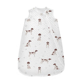 vvfelixl German Shorthaired Pointer baby sleep sack front view; cozy warmth.