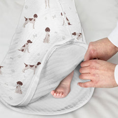 vvfelixl sleep sack sleeveless design allows greater arm movement.