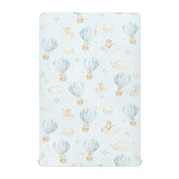 vvfelixl hot air balloon crib sheet white, soft and breathable for peaceful naps