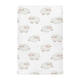 vvfelixl lamb-pattern crib sheet feels soft and breathable for peaceful naps.