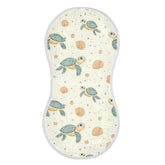 vvfelixl sea turtle burp cloth in soft cotton for quick spit-up protection