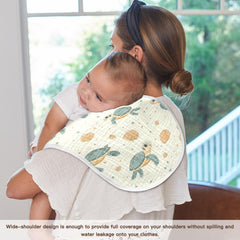 vvfelixl sea turtle burp cloth with terry back enhances absorption