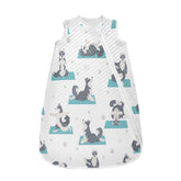 vvfelixl Siberian Husky baby sleeping bag offers soft warmth for newborns