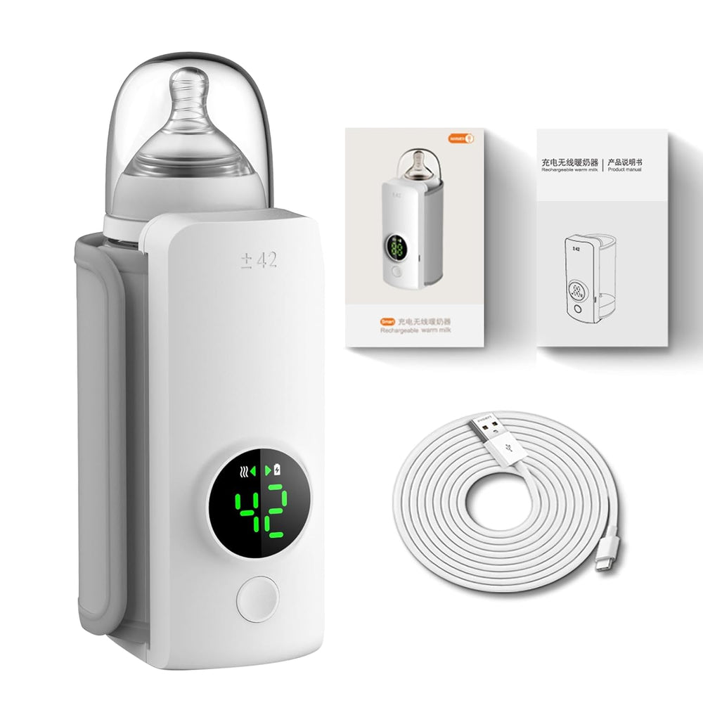VVU&CCO fast heating bottle warmer front view for on-the-go feeding convenience.