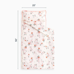 Wake In Cloud nap mat includes pillow and blanket for all-in-one comfort.