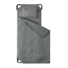 Wake In Cloud nap mat roll-handle for easy transport during daycare and travel.