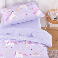 Wake In Cloud rainbow and stars pattern close-up for cheerful decor.