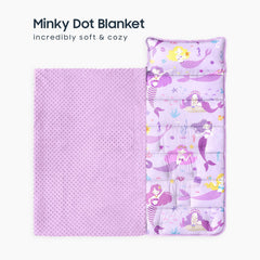 Wake In Cloud nap mat with removable pillow for quick, clean rest times.