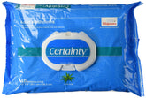Walgreens Certainty adult washcloths 12x8 pack for easy cleansing